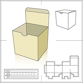 纸箱刀模图图片_纸箱刀模图素材_纸箱刀模图模板免费下载